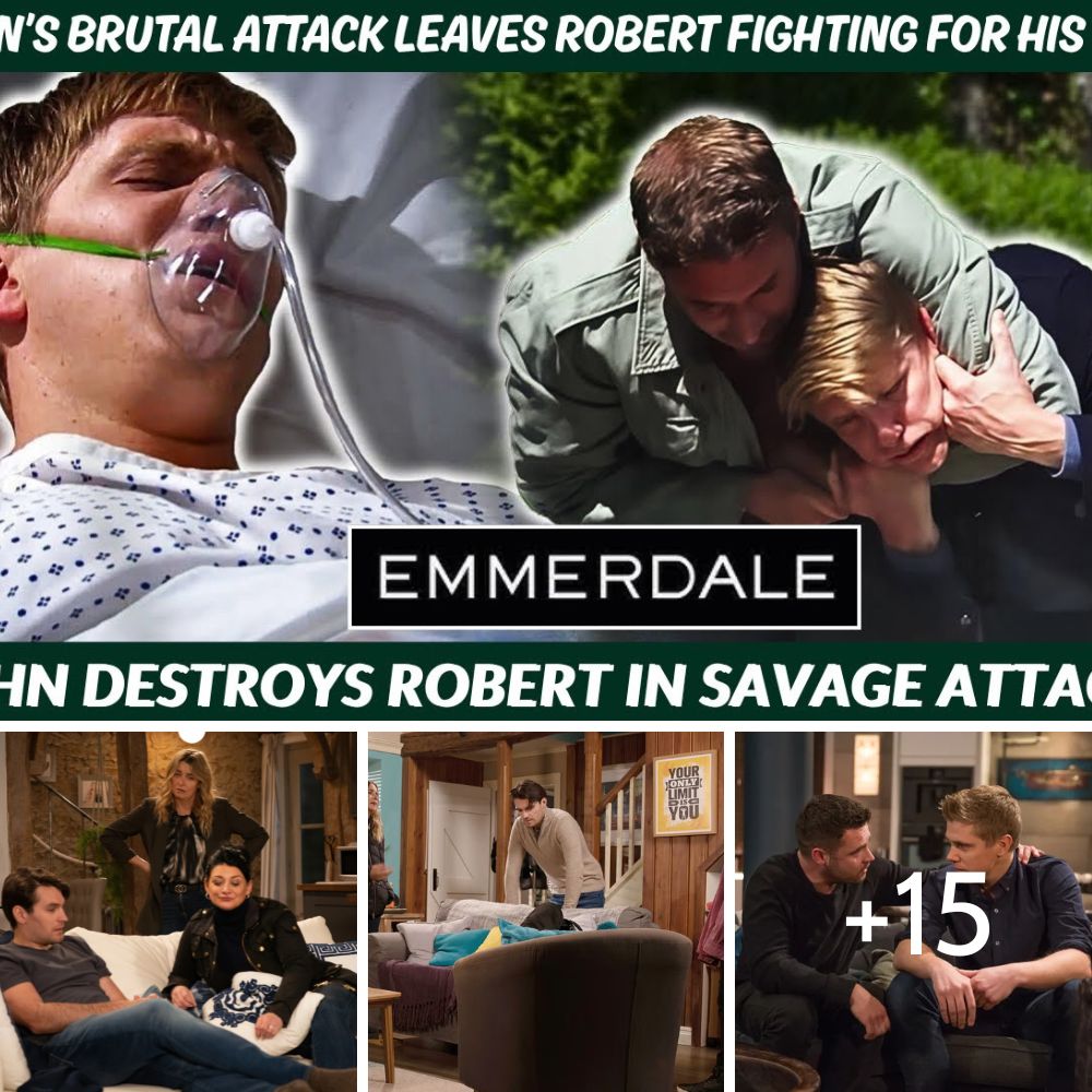SHOCKING NEWS !! John’s Brutal Attack on Robert at Victoria’s Cottage! | Emmerdale