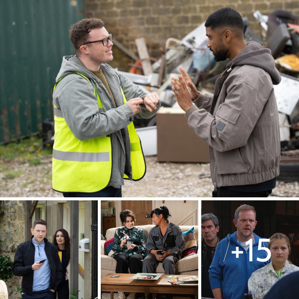 SHOCKING TRUTH REVEALED!! Vinny Dingle trembles as Mike appears at the Woolpack, threatening to expose his secrets – and his marriage to Gabby could shatter instantly