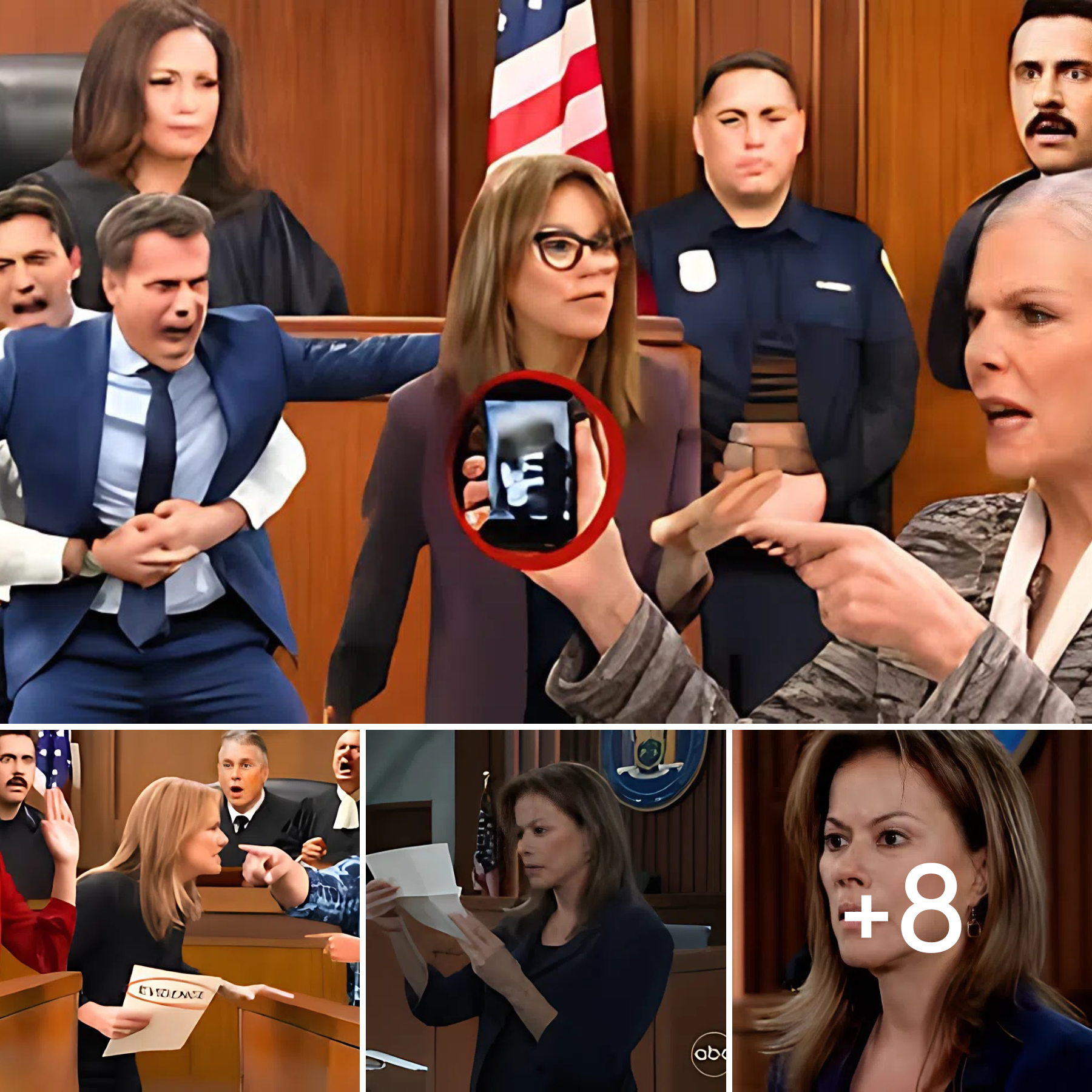 Tracy Makes Stunning Discovery Against Drew In Court — Alexis protested!