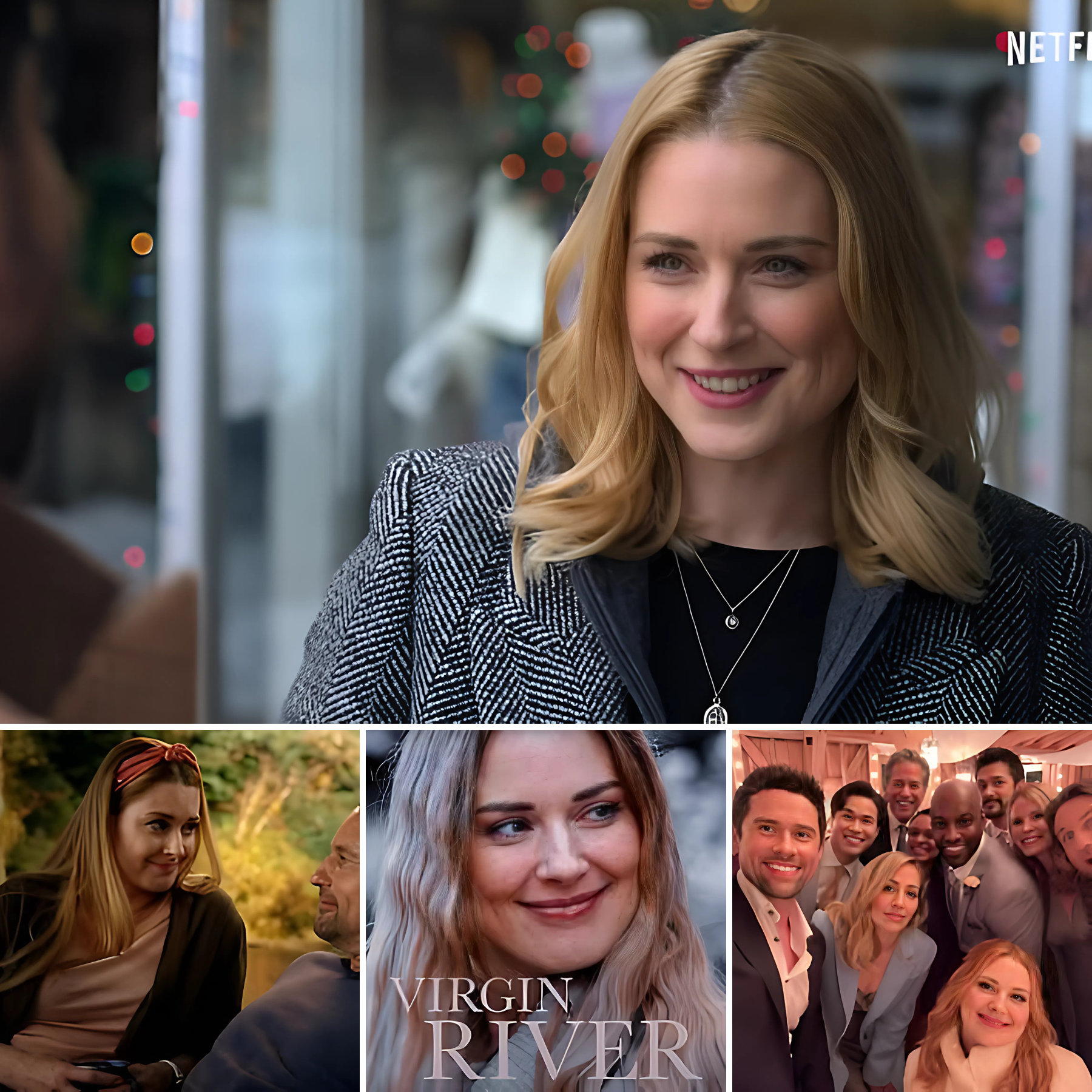 Hot Shocking Update!! Virgin River’s Alexandra Breckenridge surprises fans, playing Santa Claus in Netflix’s charming new holiday film.