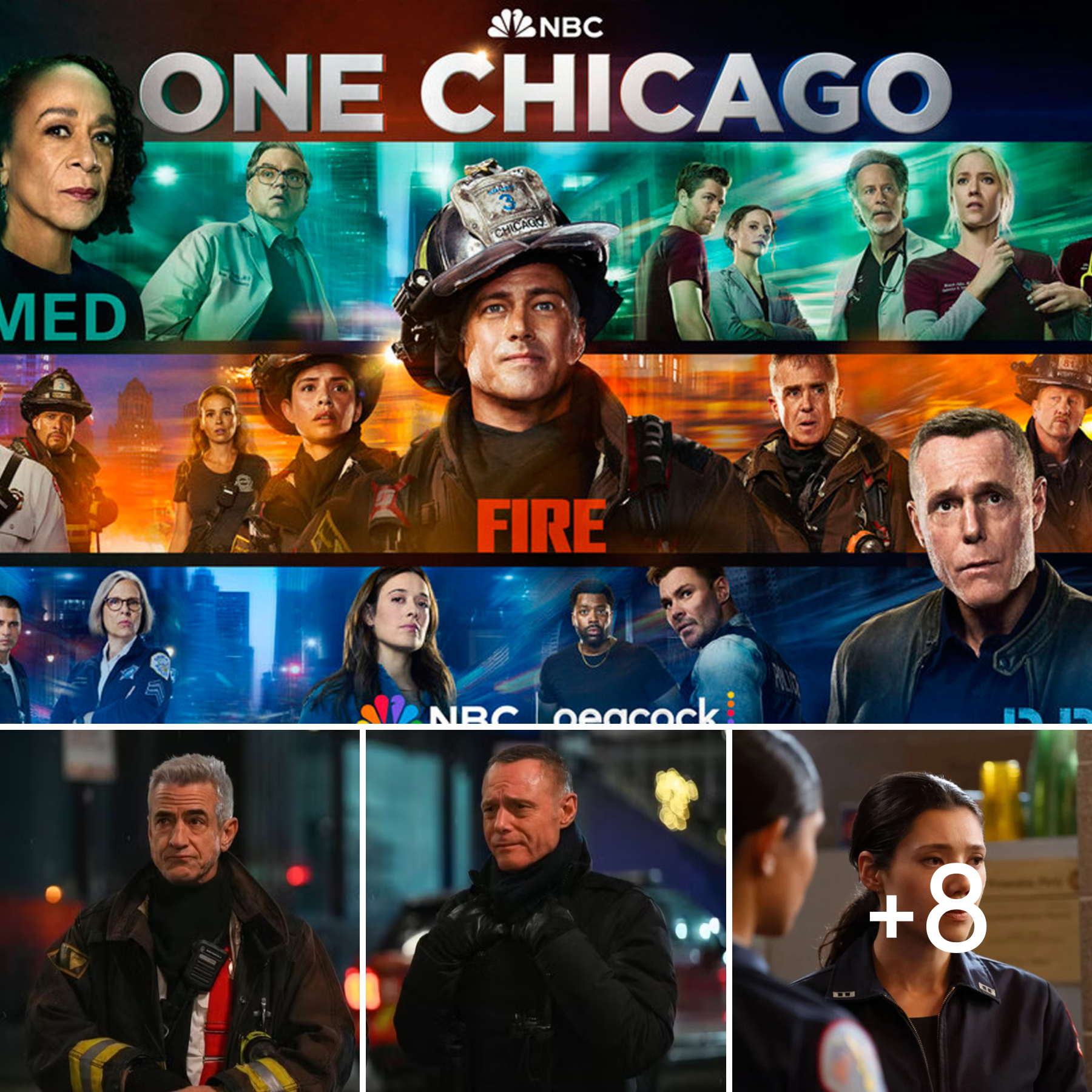 NBC lets Chicago Fire, Med and PD fans down with 2026 One Chicago crossover art
