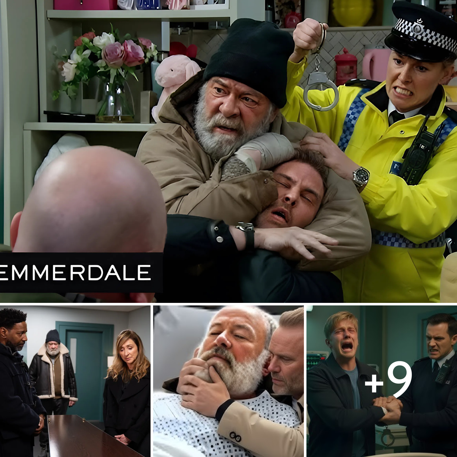 Emmerdale Shocker: Bear’s Hospital Breakdown After Ray’s Funeral