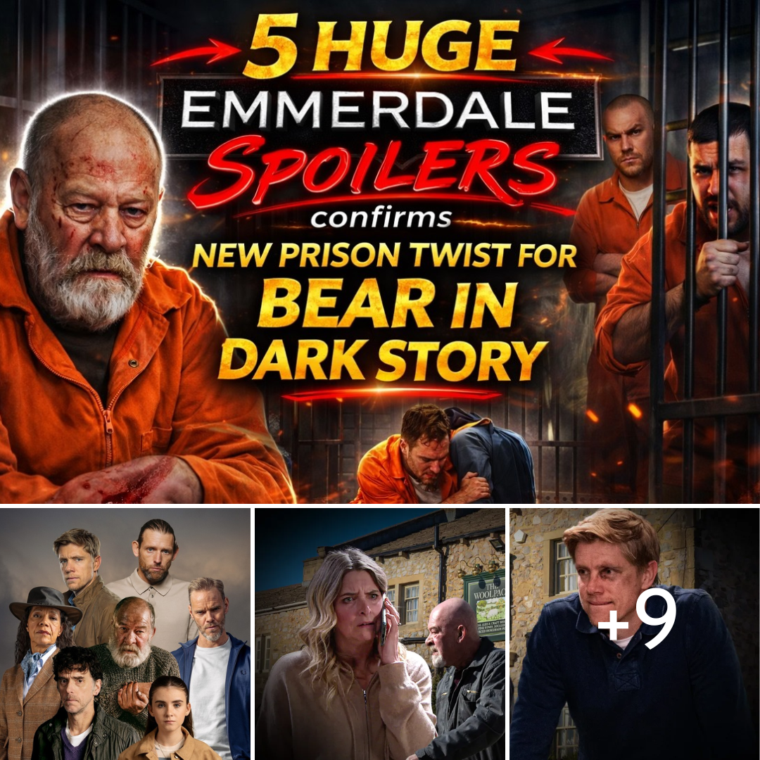 5 huge Emmerdale spoilers confirms new prison twist for Bear in dark story