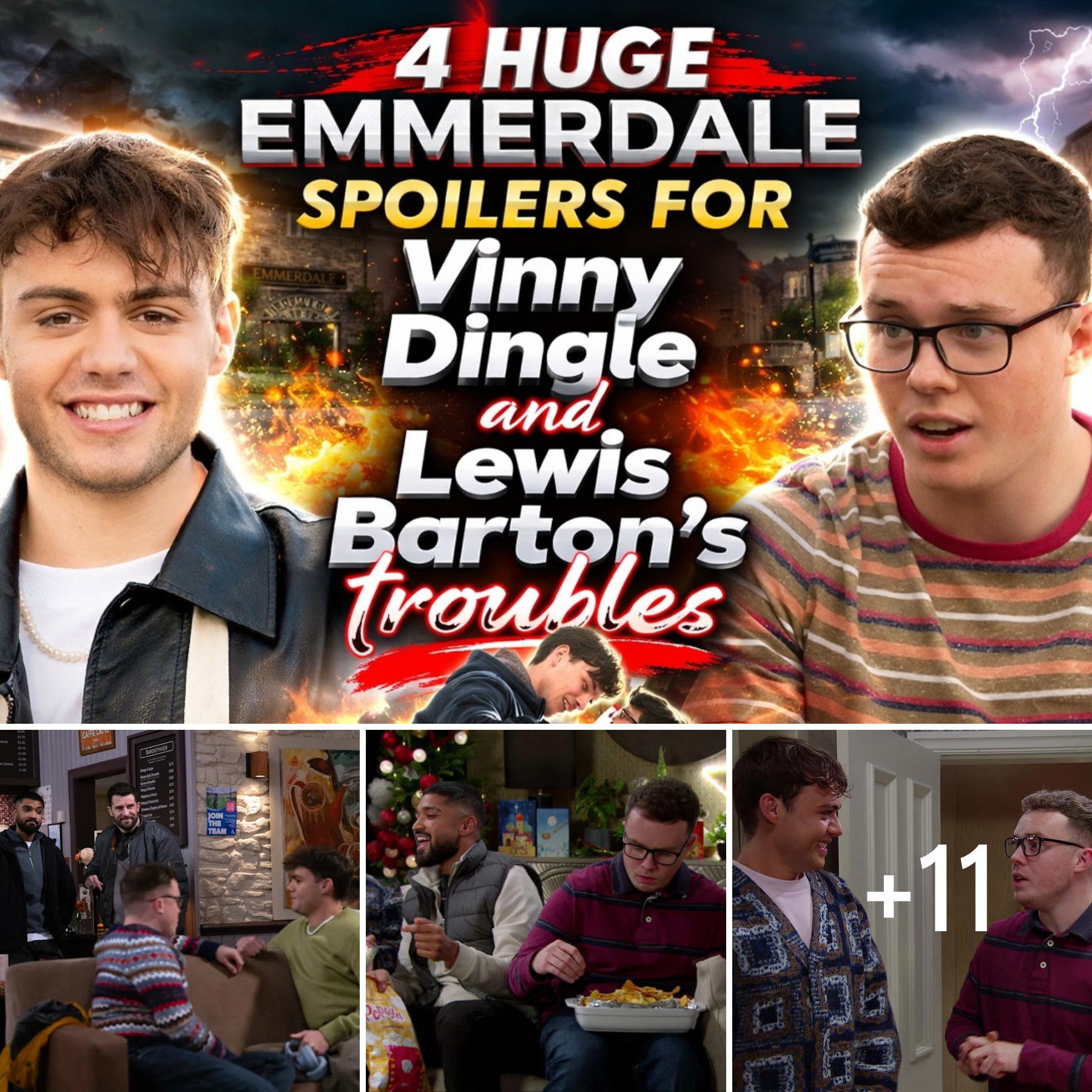 4 huge Emmerdale spoilers for Vinny Dingle and Lewis Barton’s troubles Story