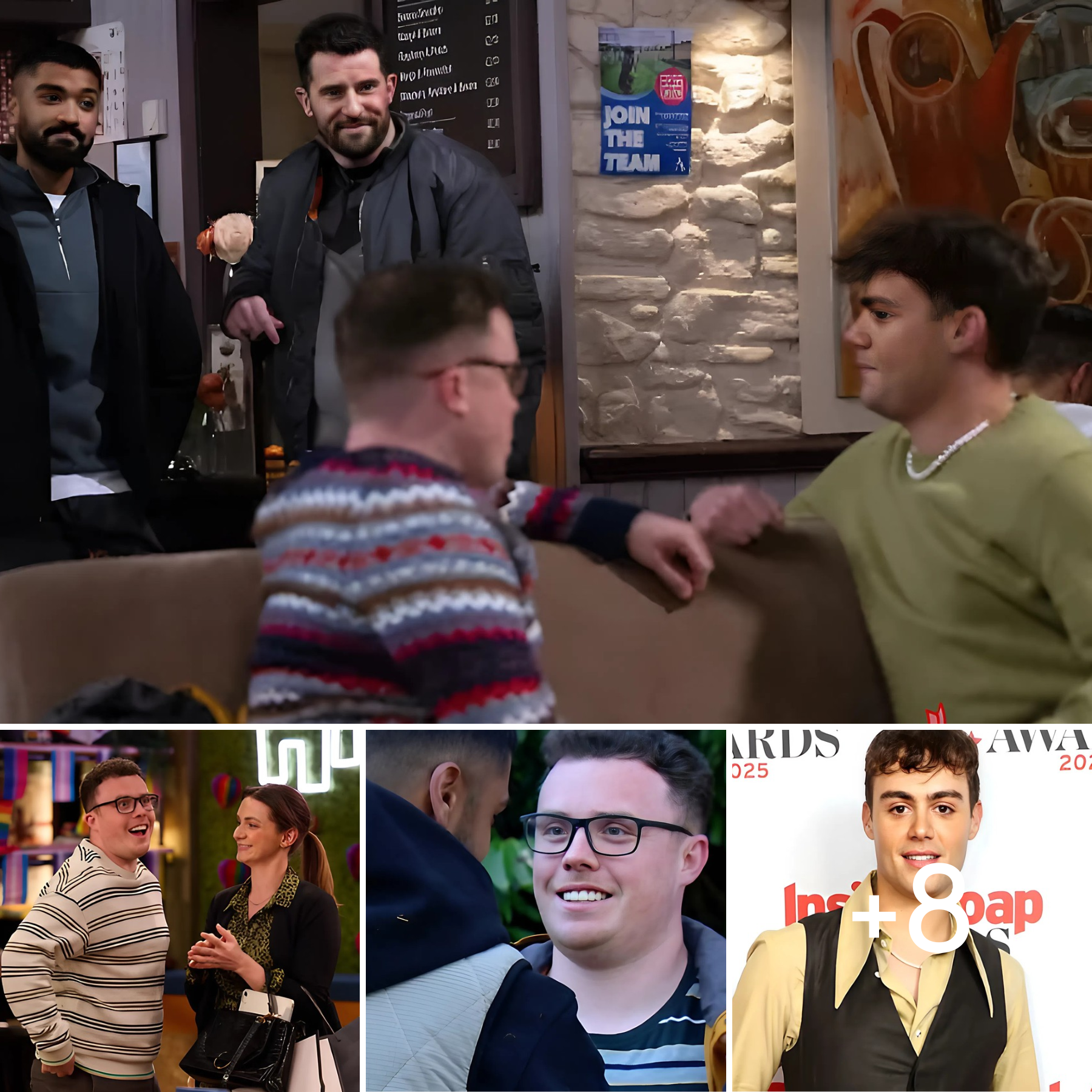 Love on the cards for Lewis and Vinny in Emmerdale