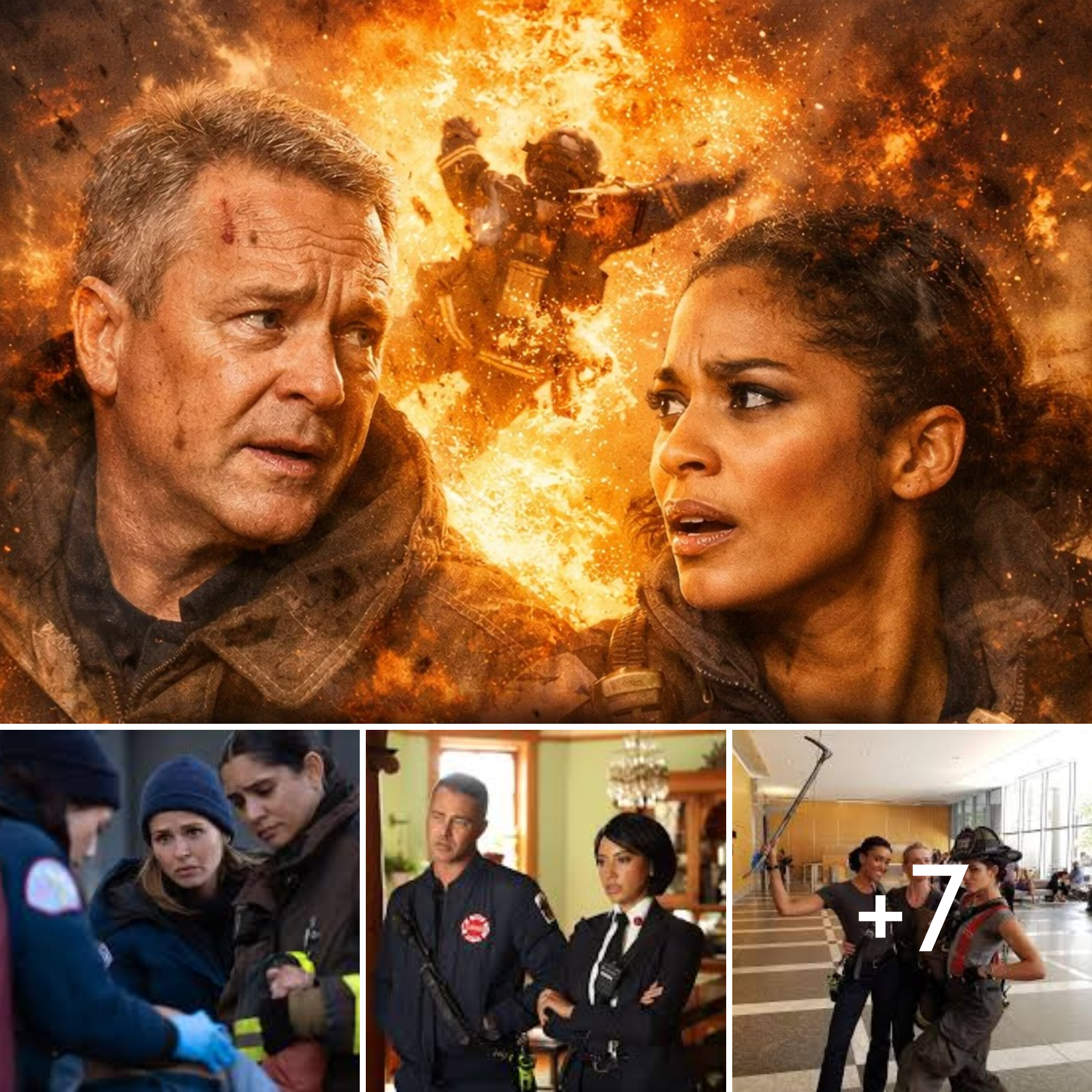 Chicago Fire Promo Sparks Panic As Christopher Herrmann And Stella Kidd Appear Caught In Devastating Explosion