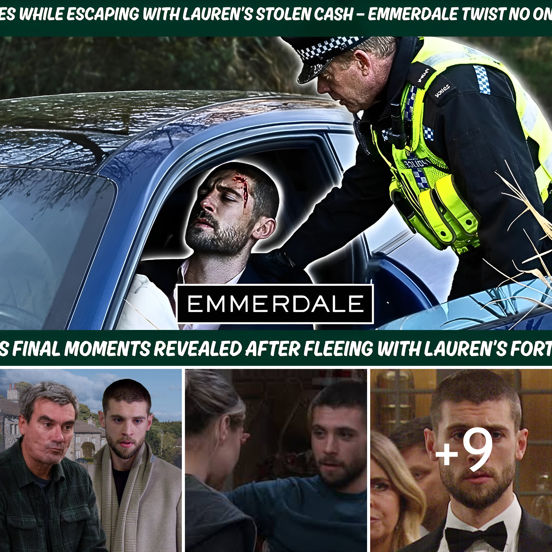 💔 TRAGIC END! Joe’s Desperate Escape Turns Fatal After Stealing Lauren’s Money | Emmerdale Drama