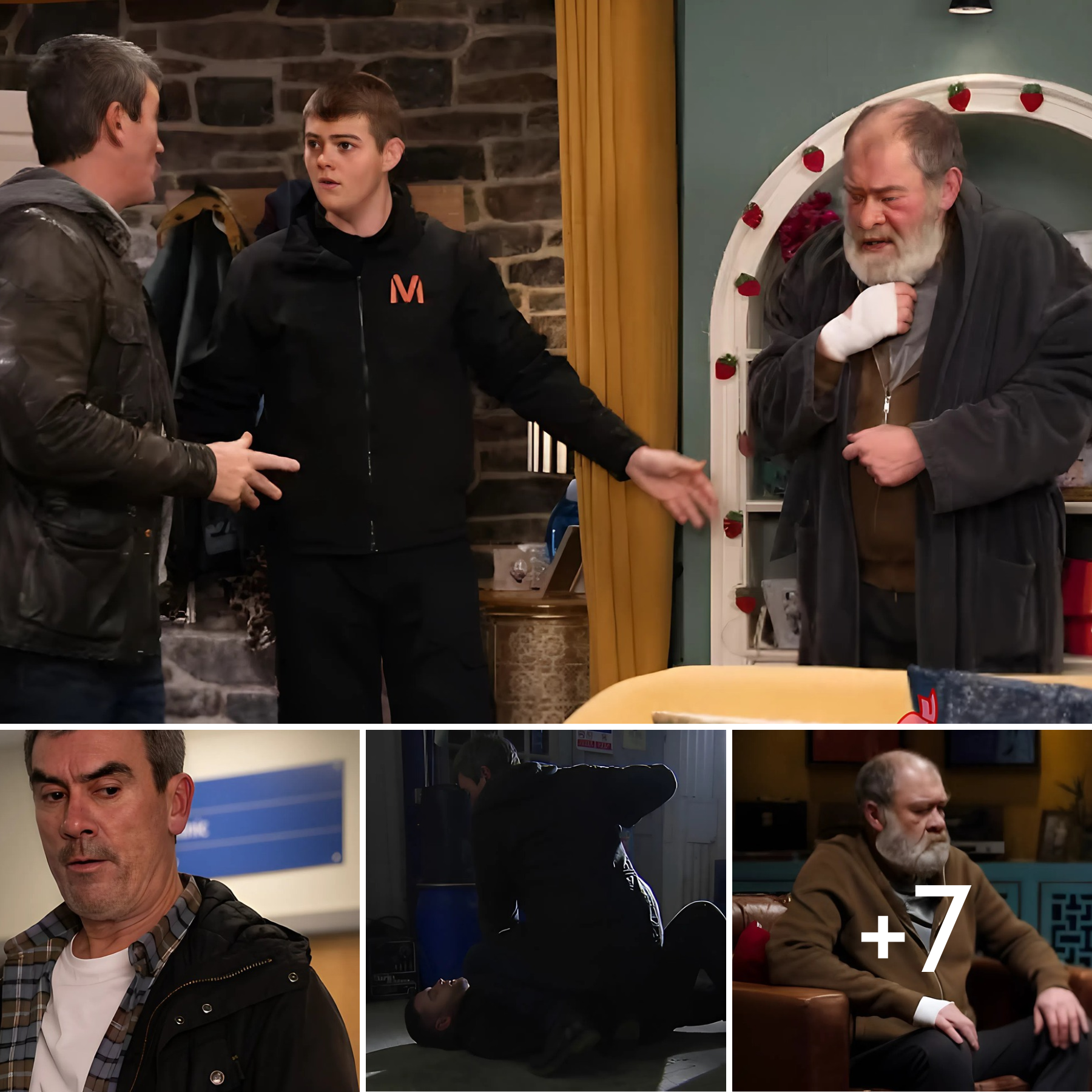 Cain launches attack on broken Bear in Emmerdale as things reach a head