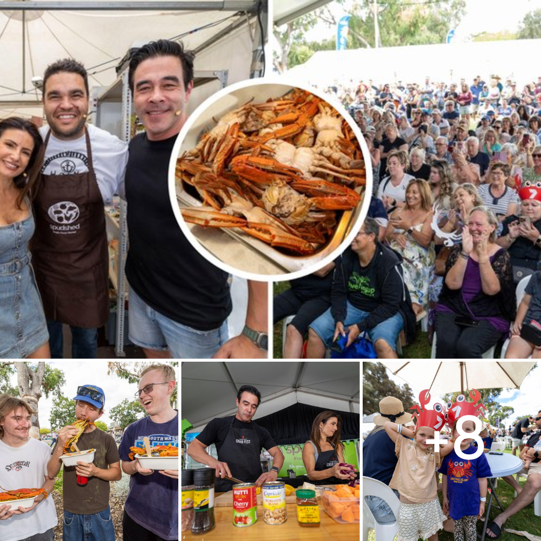Thousands pack Mandurah to celebrate 25th Mandurah Crab Fest as newly engaged Home and Away stars shine