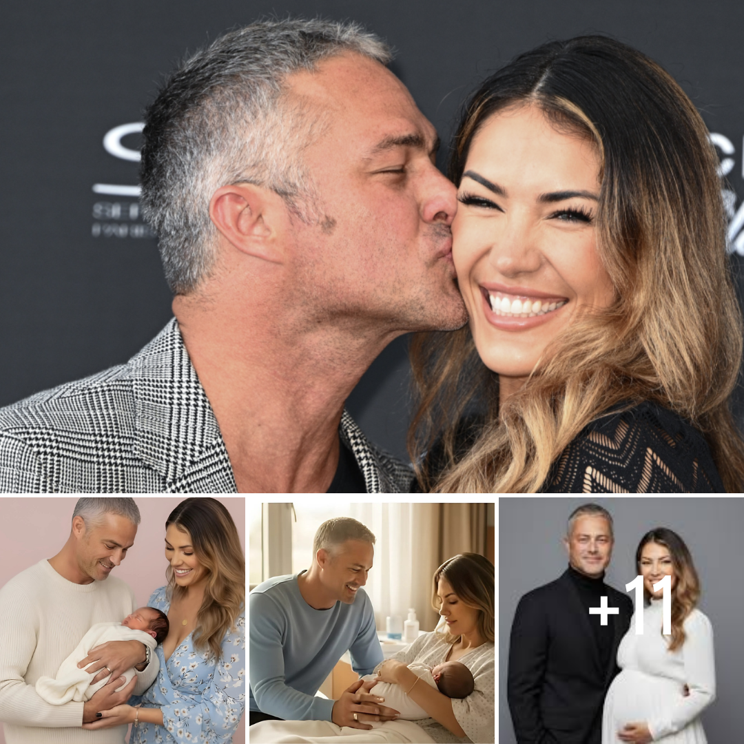 Taylor Kinney and his girlfriend Ashley Cruger have welcomed their first child