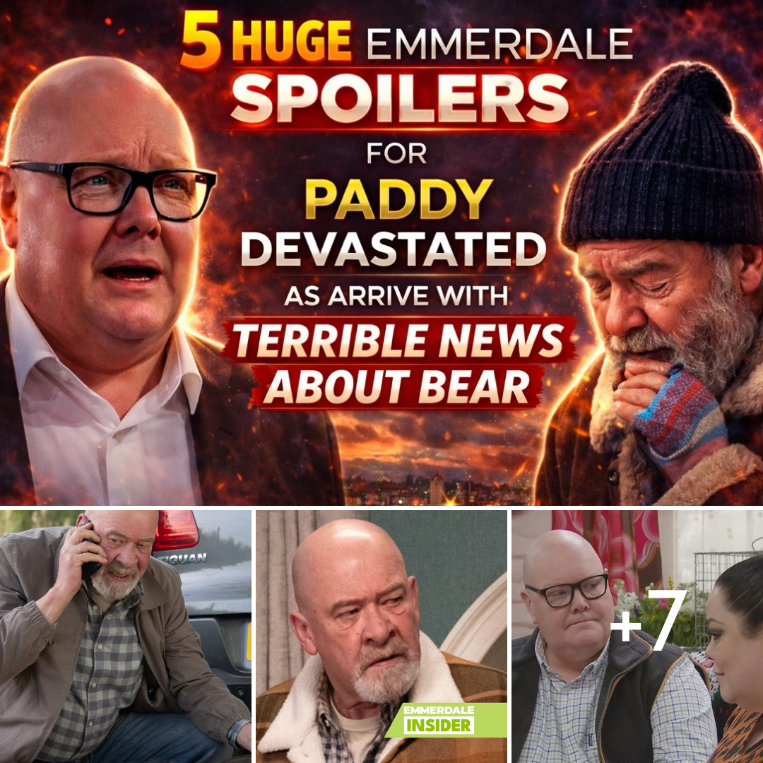5 huge Emmerdale spoilers for Paddy devastated as arrive with terrible news about Bear