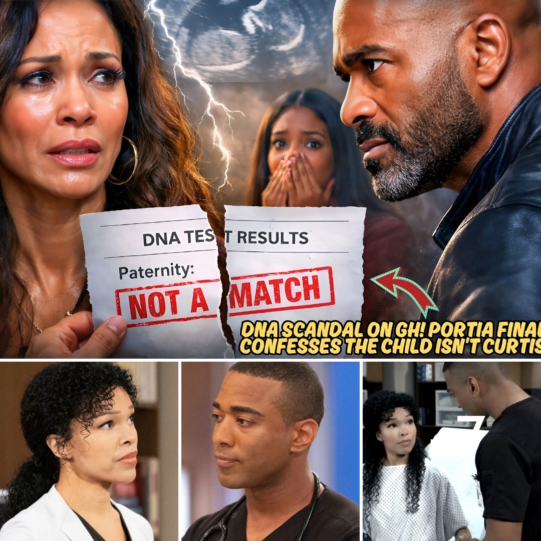 Portia’s SHOCKING Confession! The Baby Isn’t Curtis’s – DNA Test Was FAKE! | GH Spoilers 😱
